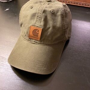 Carhartt canvas hat green